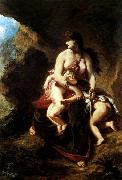 Delacroix Auguste Medea about to Kill her Children USA oil painting artist